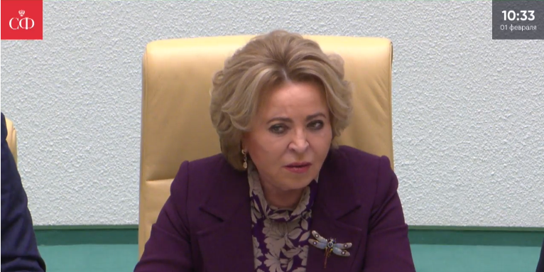 Матвиенко предложила остановить действие закона о госзакупках в России до конца спецоперации
