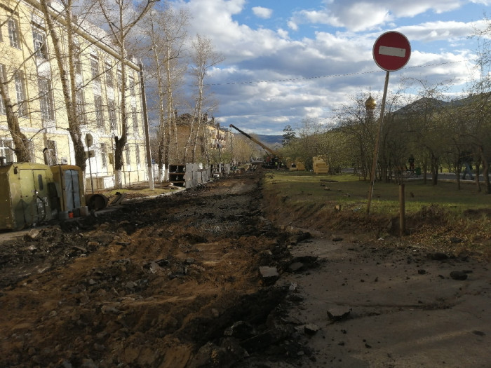 Перекрёсток улиц Угданская и Горького из-за ремонта перекроют в Чите с 23 мая
