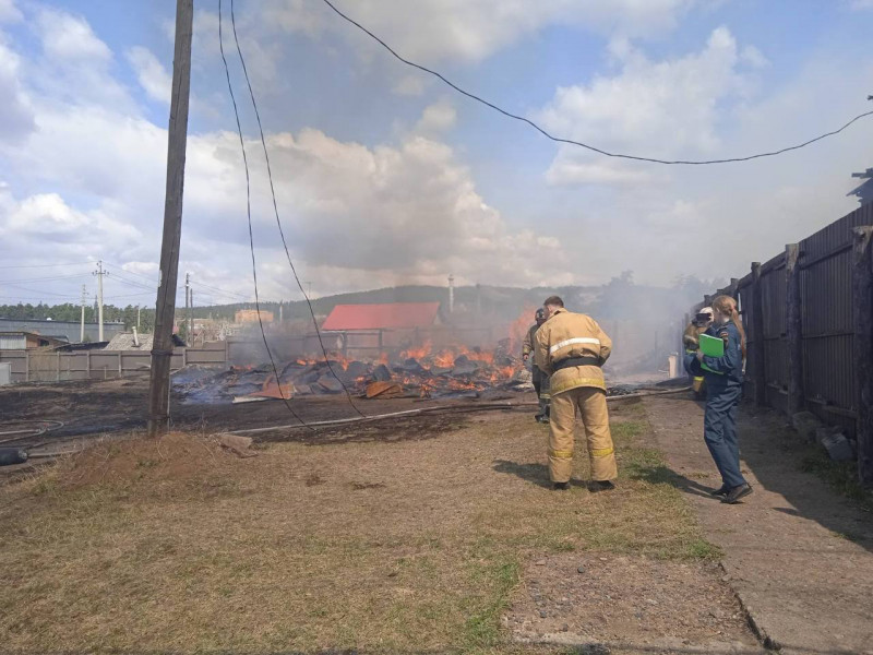 Сгоревший в Антипихе дом. Фото tg-канала 