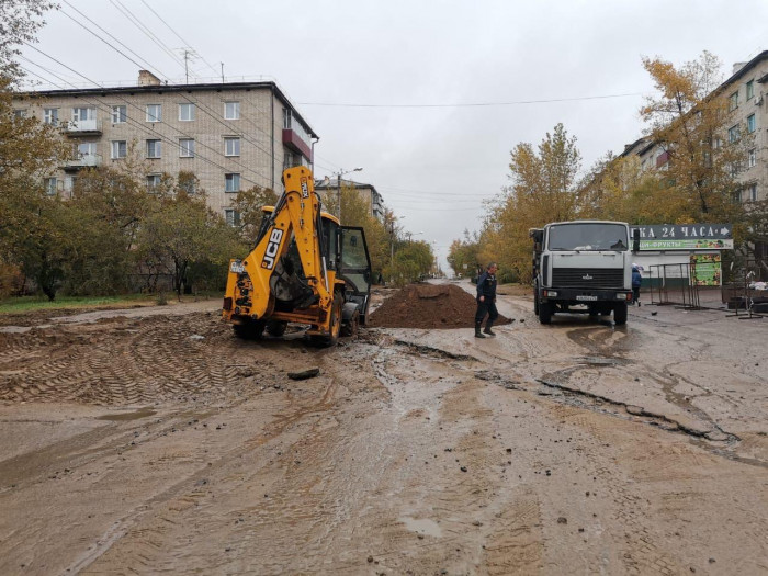 Движение по улице Журавлёва в Чите вновь закрыто