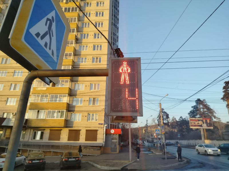 Два светофора в Чите отключат 6-7 марта