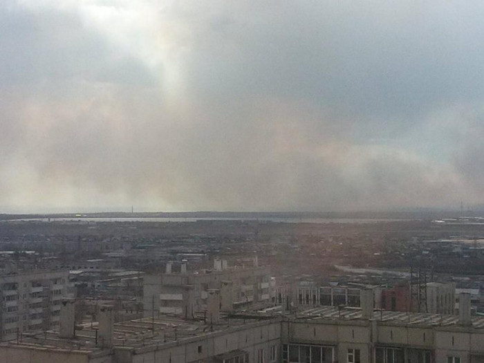 Читу заволокло дымом от перешедшего в Читинский район из Бурятии пожара