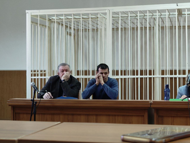 Александр Кубасов со своим адвокатом. Фото: ZabNews