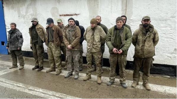 Пленные украинские солдаты