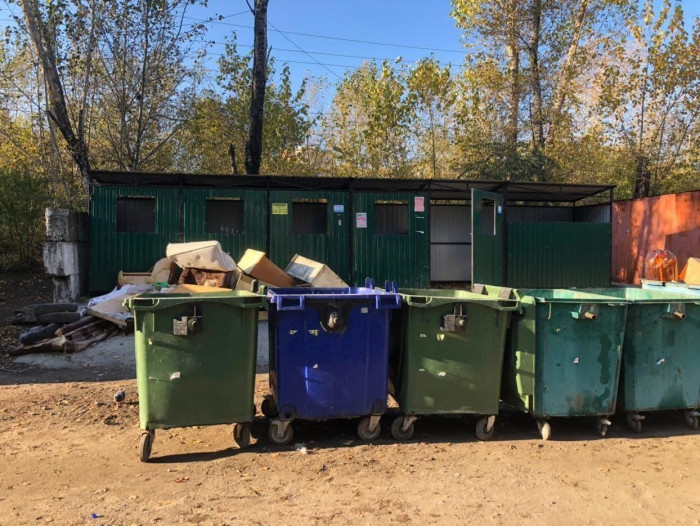 Житель Железнодорожного района Читы пожаловался на мусорные контейнеры с нарушением СанПиН