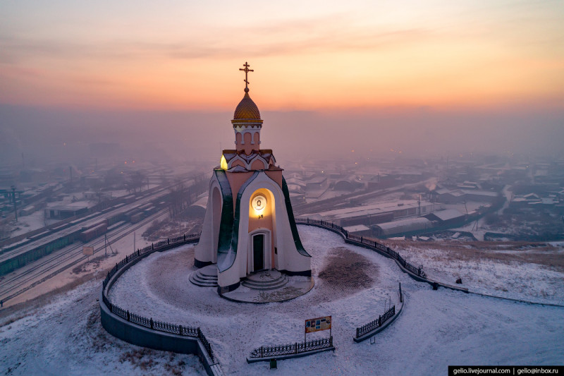 Часовня Александра Невского в Чите станет заметнее ночью благодаря новой подсветке