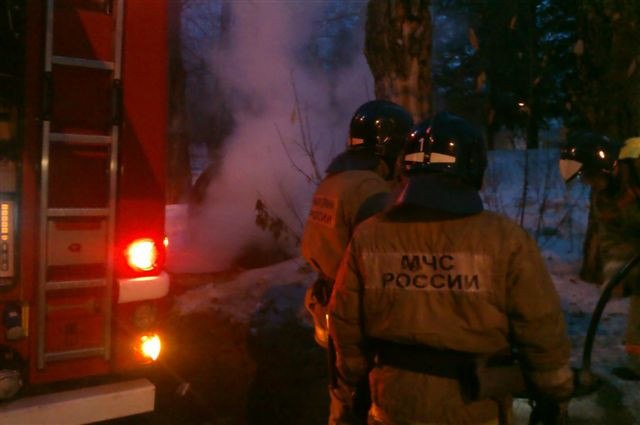 Пожарные спасли бомжа при тушении возгорания в одном из коллекторов Читы