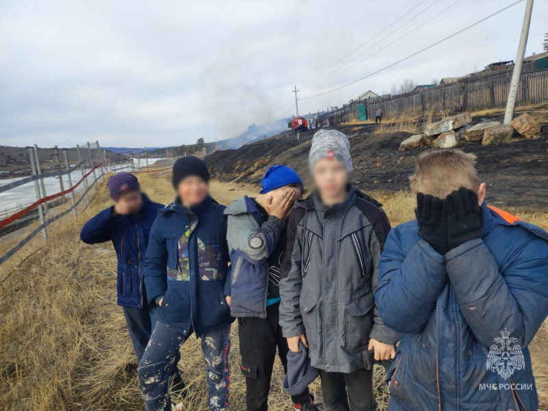 Дети в Забайкалье устроили два пожара за сутки