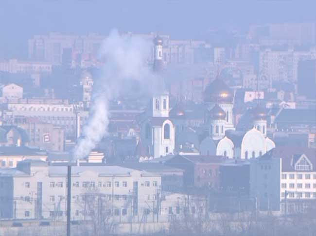 Первая степень опасности из-за загрязнения воздуха объявлена в Чите 1-2 марта