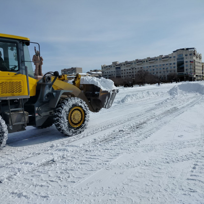 Власти Читы хотят брать технику для уборки снега у строителей