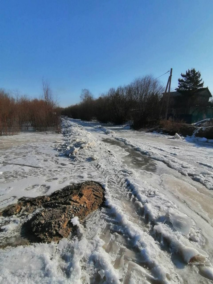 Вода начала уходить из подполий домов жителей Песчанки в Чите