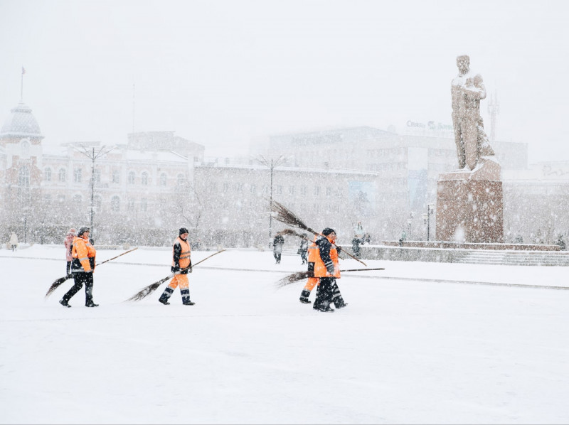 Ухудшение погоды со снегом и ветром в Забайкалье продлится до 10 марта 