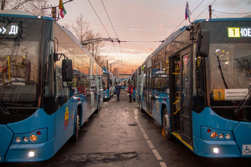 Троллейбусы начали лишаться кондукторов в Чите