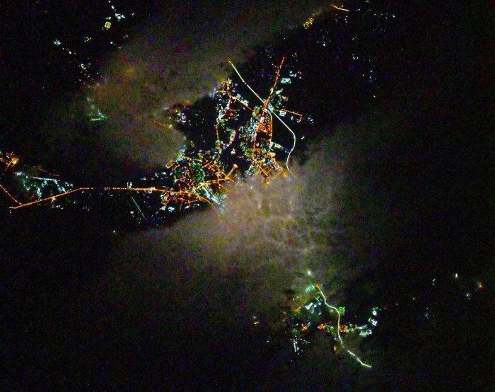 Космонавт сфотографировал Читу с орбиты в честь дня рождения Забайкалья