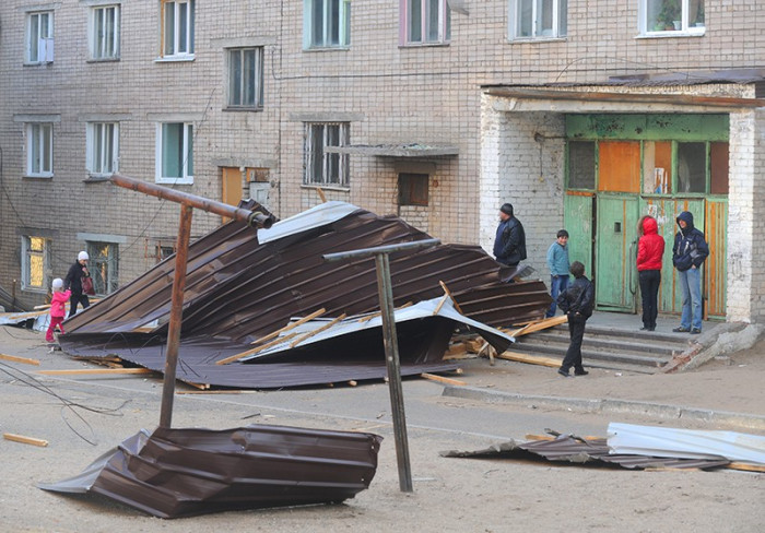 Крыши многих соцучреждений не восстановили после мартовского шторма в Забайкалье