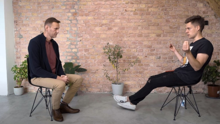 Интервью Дудя с Навальным за сутки посмотрели более 7 млн человек