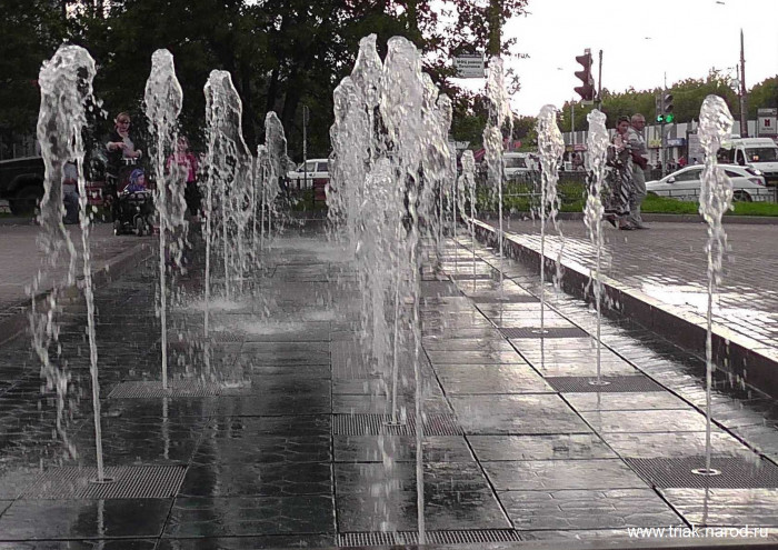 Сухой пешеходный фонтан и освещение появятся на Театральной площади в Чите в 2021 г.