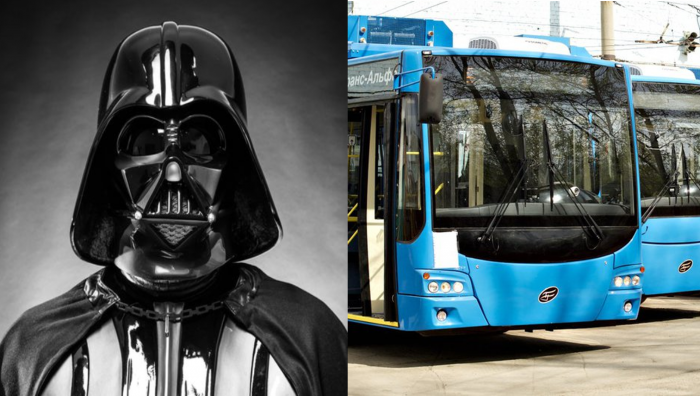 Новые троллейбусы заговорят голосом Дарта Вейдера из «Звёздных войн» в Чите