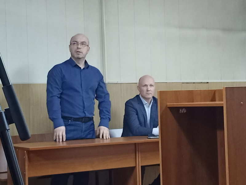 Алексей Котов и его адвокат 