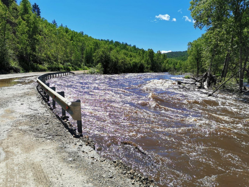 Подъём рек ожидается в Могочинском районе из-за ливней 23-24 июня