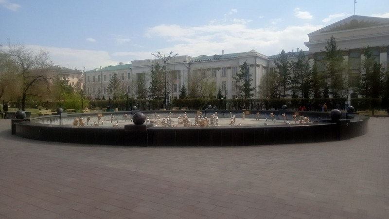 Полмиллиона рублей предложили направить на обслуживание фонтана на пл. Ленина в Чите