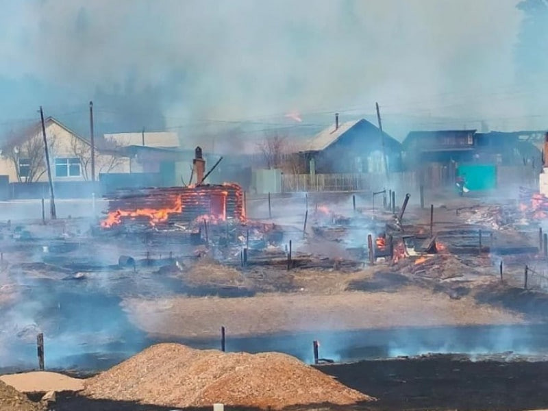 Прокуратура провела проверку по факту пожара в селе Баляга Забайкальского края