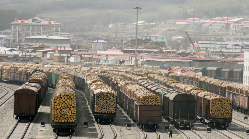 В ЕСП заявили о риске заторов лесных грузов на погранпереходе в Забайкалье