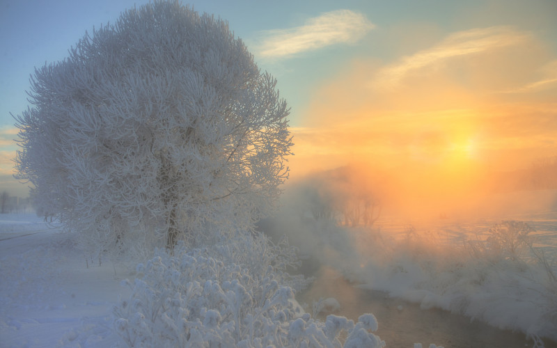 Морозы до 45 градусов и туманы ожидаются в Забайкалье утром 17 января