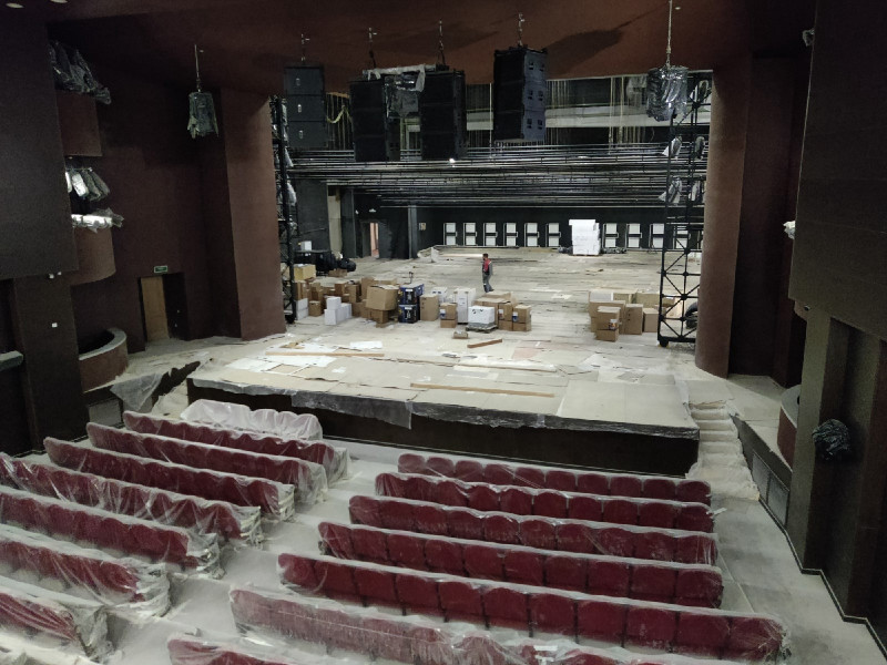 Обновлённый интерьер драмтеатра в Чите. Фото со страницы во «ВКонтакте» Евгения Грешилова