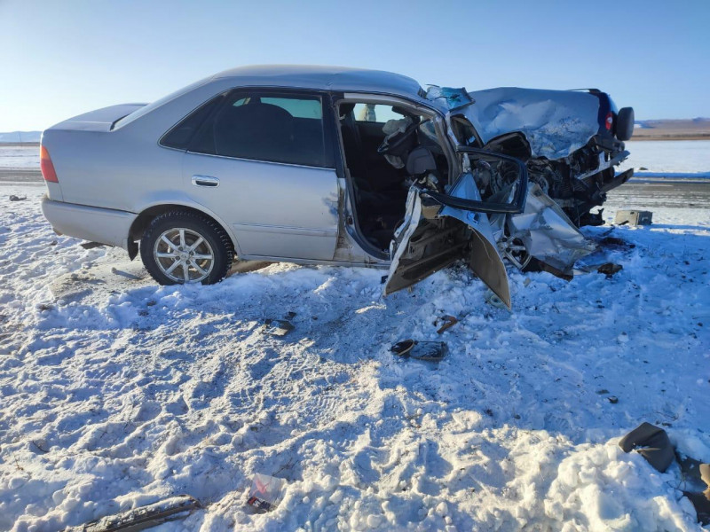 Решившийся на обгон водитель Toyota Sprinter скончался в ДТП в Борзинском районе