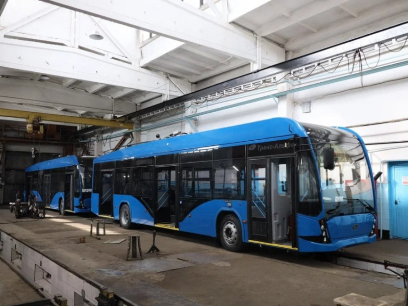 Троллейбусы новые в ЧИте