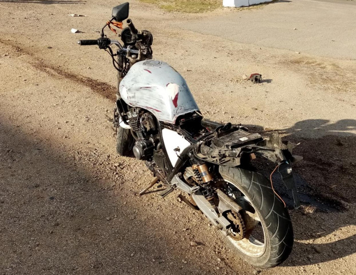 Пьяный 18-летний мотоциклист без прав перевернулся в Забайкалье