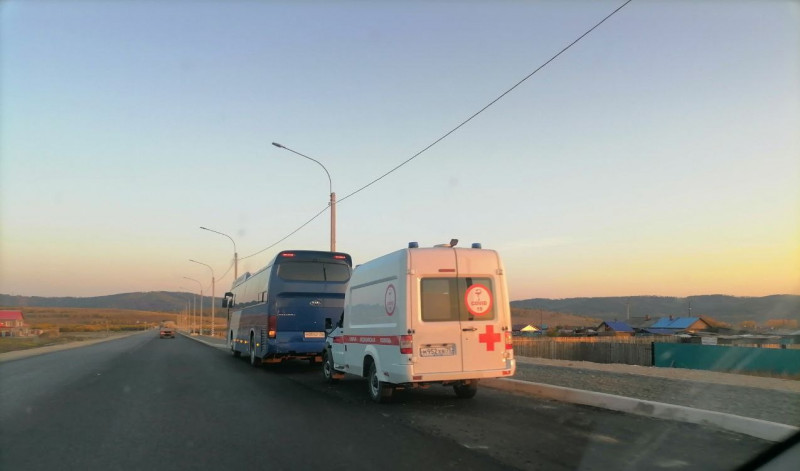 Автобус остановили на трассе Чита – Забайкальск из-за панической атаки у женщины