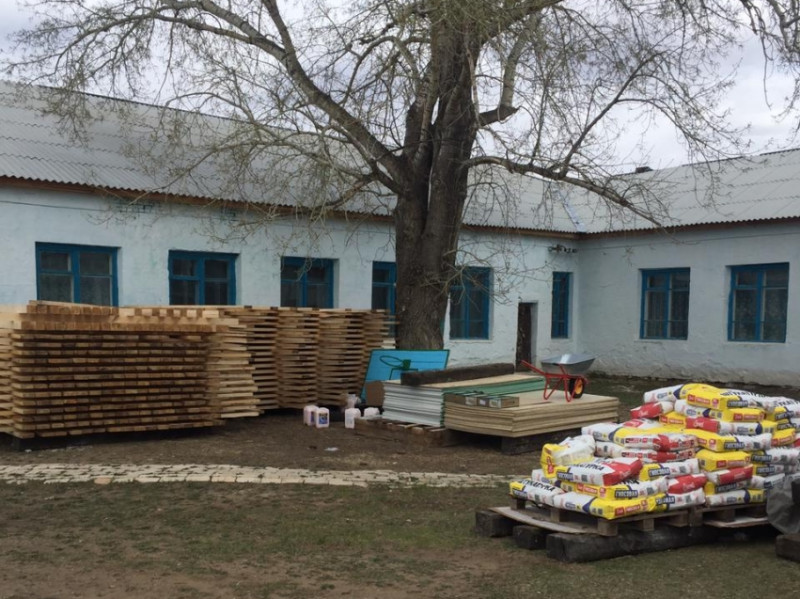 Спортзал школы в Забайкалье отремонтируют за 2 миллиона рублей до середины августа