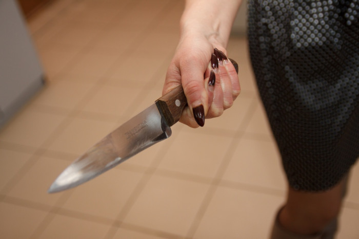 Пьяная забайкалка напала на полицейских с ножом за изъятие у её родственницы детей
