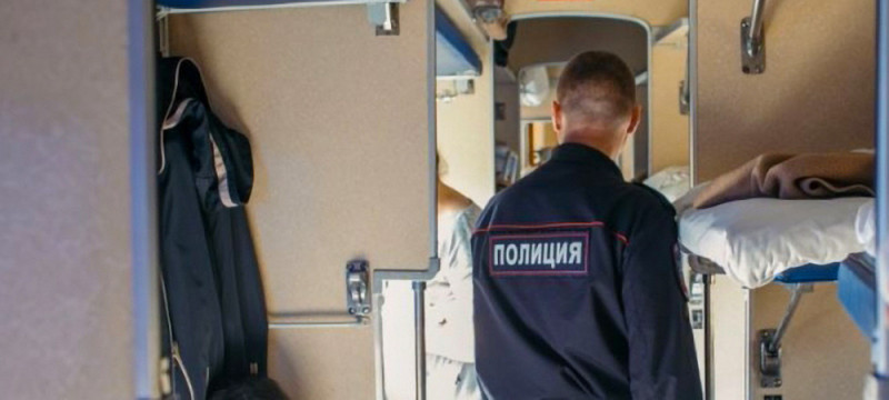 Пьяный пассажир провёл удушающий приём полицейскому в поезде в Забайкалье