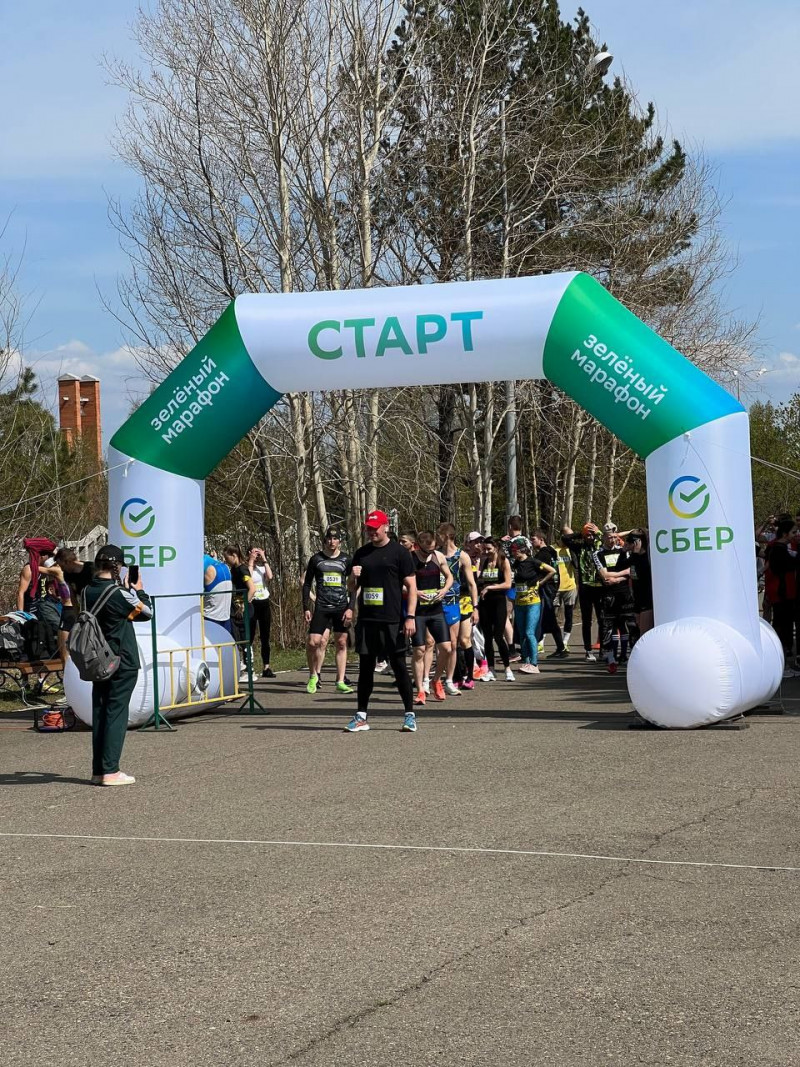 Юбилейный забег «Зелёный марафон» завершился в Чите