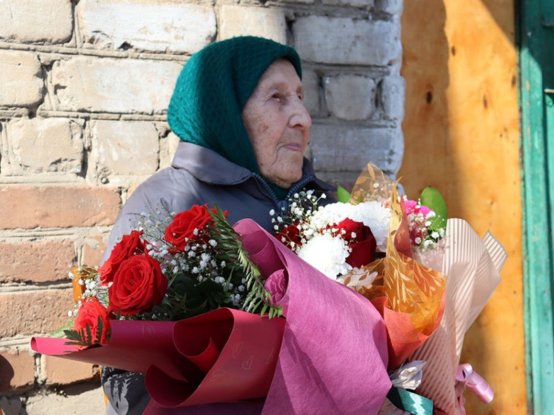 Участница ВОВ отметила 100-летний юбилей в Забайкалье