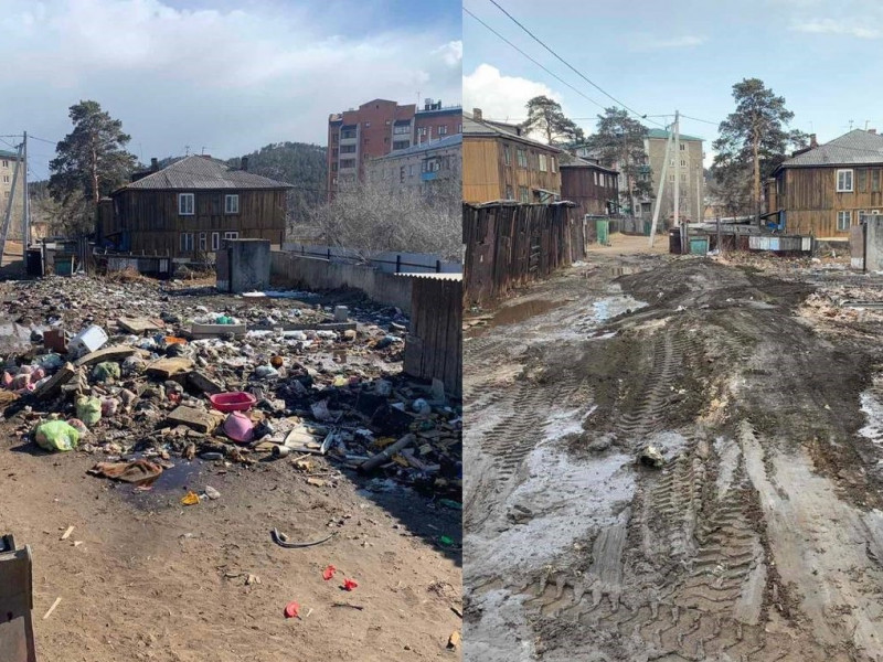 Власти Читы вывезли 80 кубов мусора с появившихся за зиму свалок
