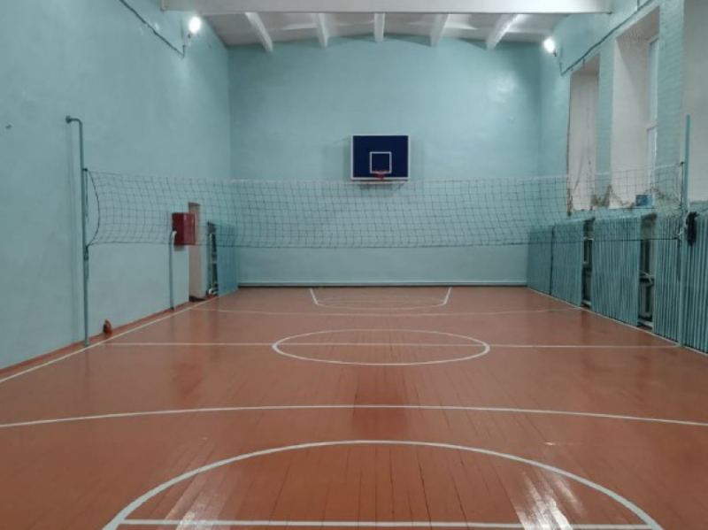 Спортзал капитально отремонтировали в Краснокаменском районе Забайкалья по нацпроекту