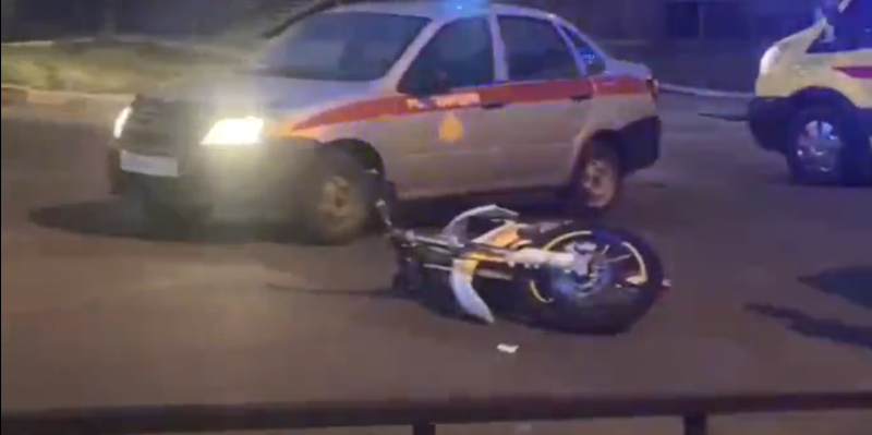 Подростка на мотоцикле госпитализировали после ДТП на Новобульварной в Чите