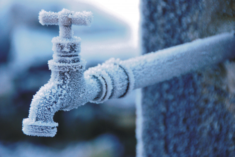 Система водоснабжения частично перемёрзла в Борзе из-за 40 градусного мороза