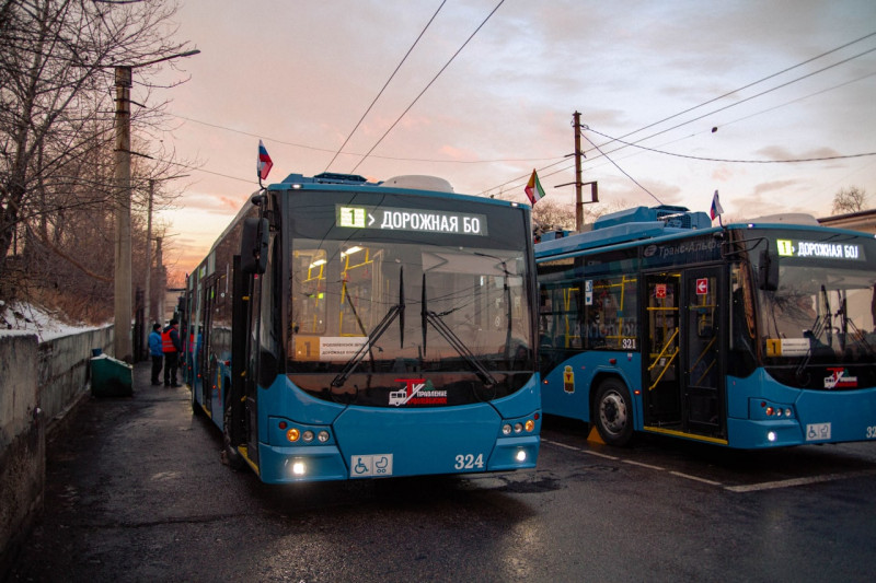 Троллейбусы в Чите 22 мая пойдут по другим маршрутам из-за проведения «Забега.РФ»