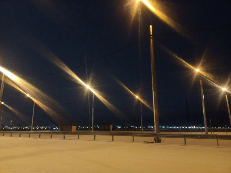 Фонари перестали освещать две трассы в Чите