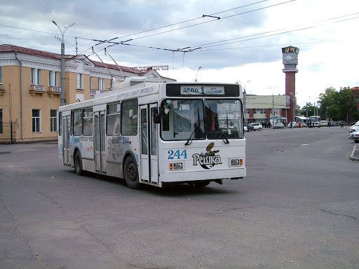 Маршрут троллейбусов изменился в Чите из-за аварии на вокзале