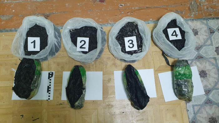 Пограничники Забайкалья нашли в поезде 4 пакета морских огурцов на 210 тысяч рублей