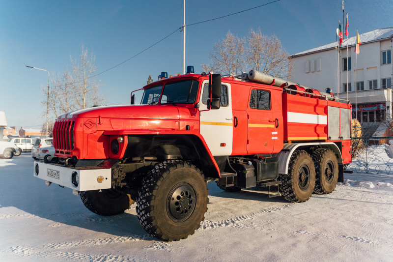Быстринский ГОК передал пожарную машину Газимурскому Заводу
