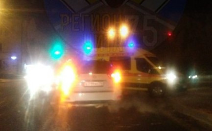 Пешеход попал под колёса иномарки в центре Читы