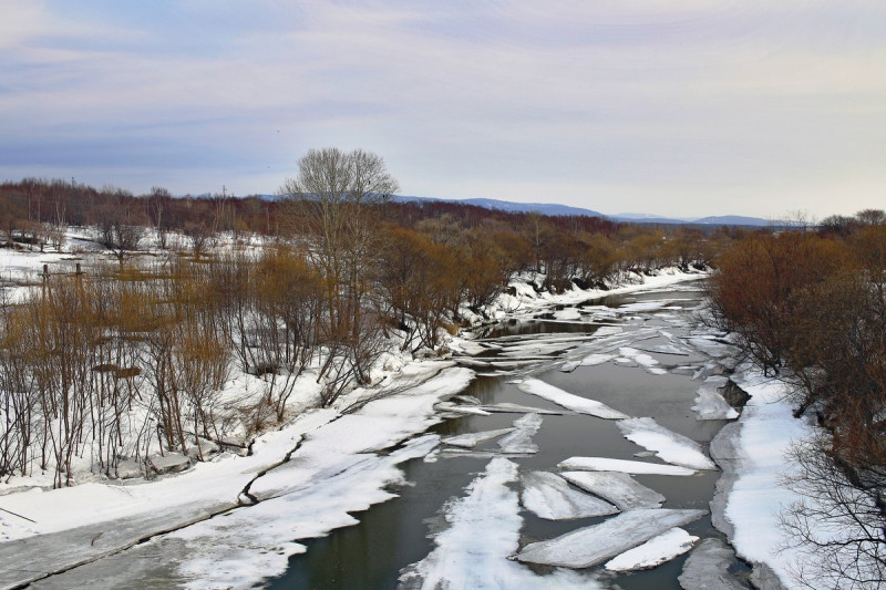 Лёд начнёт вскрываться на реках Забайкалья с начала апреля