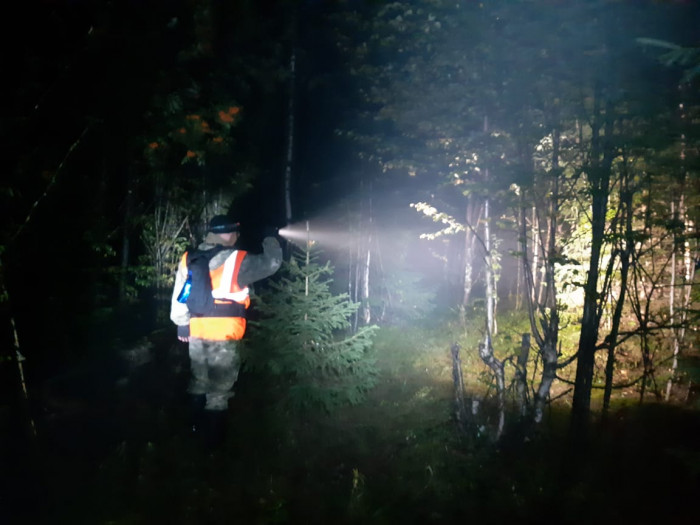 Заблудившиеся ночью в лесу отец и дочь найдены спасателями в Забайкалье